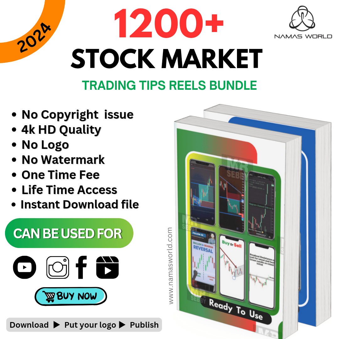 1200+ Stock Market Trading Tips reels/shorts bundle Namas World