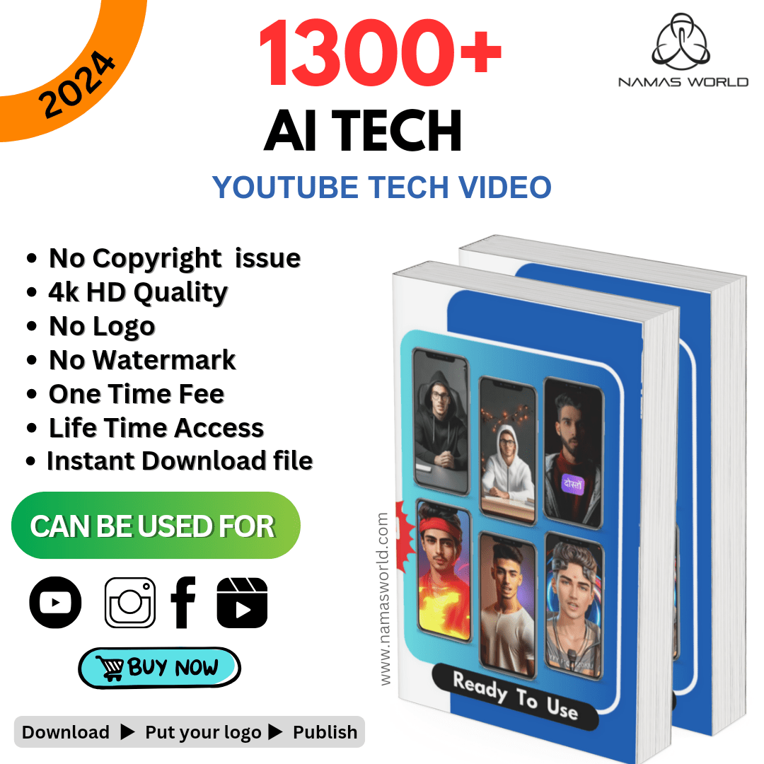 1300+ Ai Tech Reels/Shorts Bundle Namas World