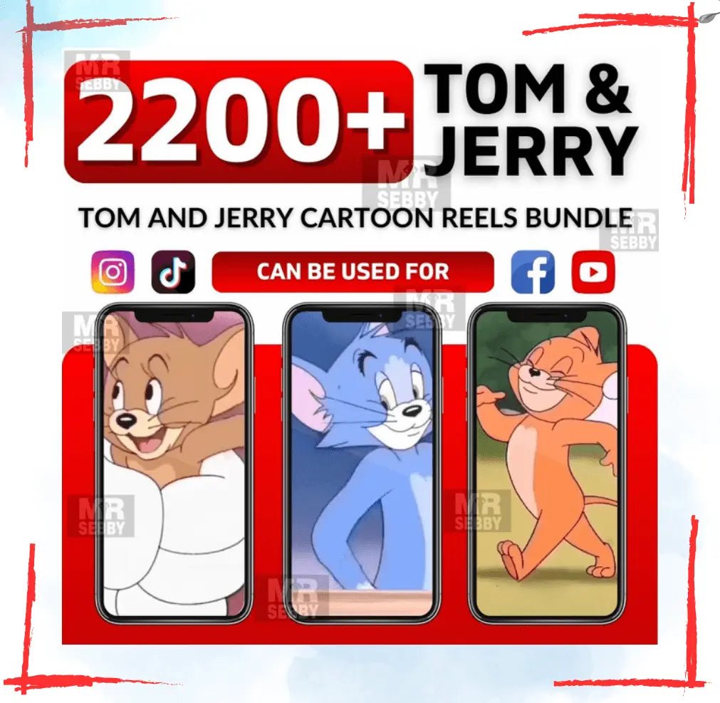 2200+ Tom & Jerry Cartoon reels/shorts bundle Namas World