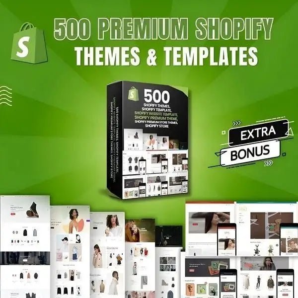 500+ Shopify & Wordpress Premium Themes & Templates Bundle Namas World