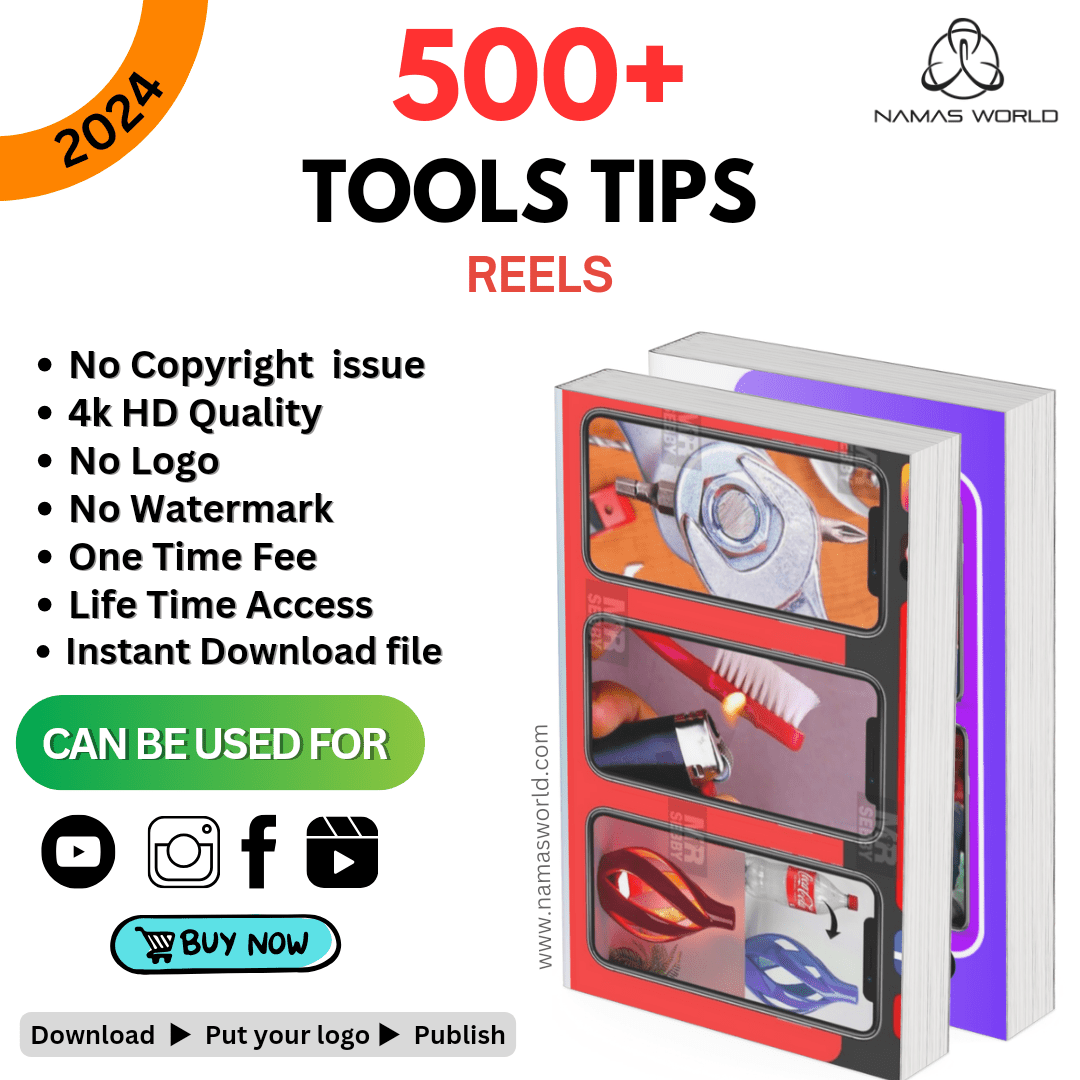 500+ Tools Tips & craft reels/shorts bundle Namas World