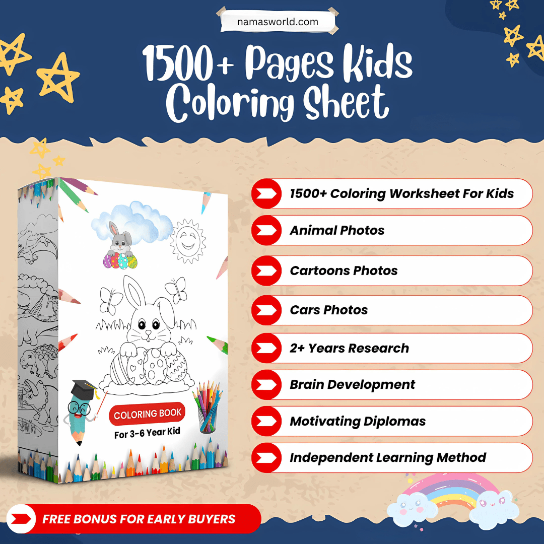 6000+ Printable Kids Worksheets | Fun & Educational Activities Namas World