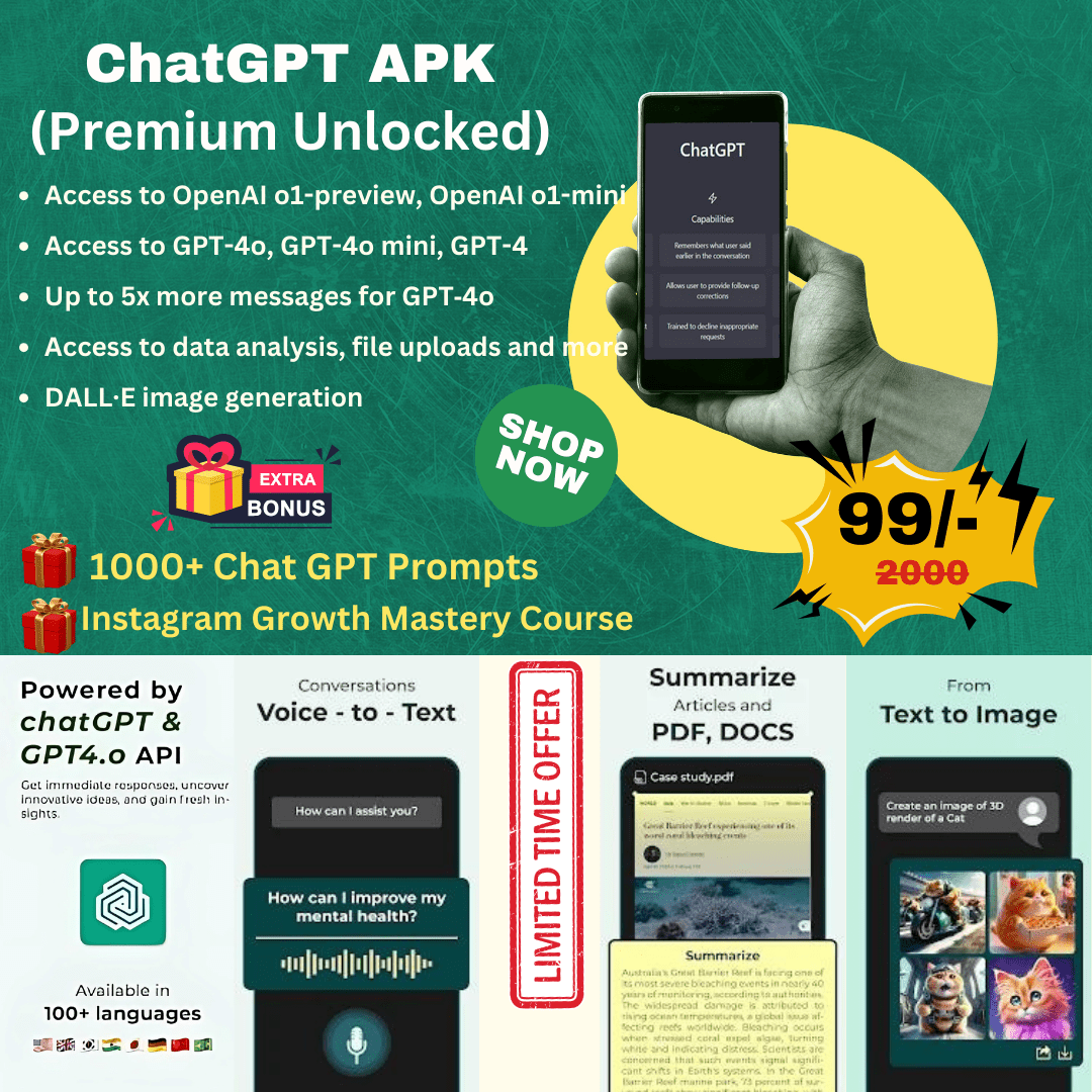 ChatGPT APK (Premium Unlocked) Namas World