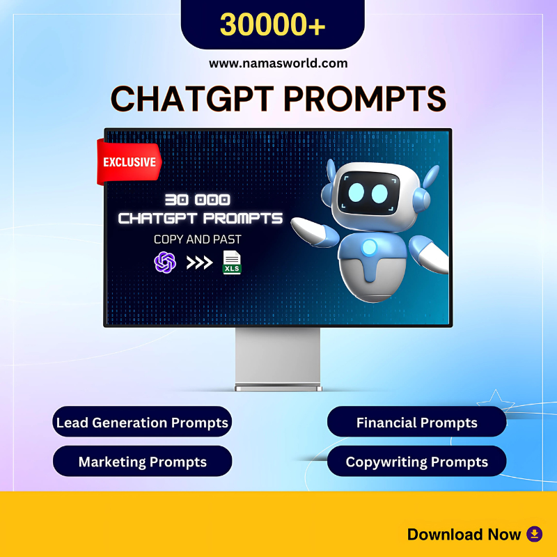 Master AI Conversations: 30,000+ ChatGPT Prompts Bundle Namas World